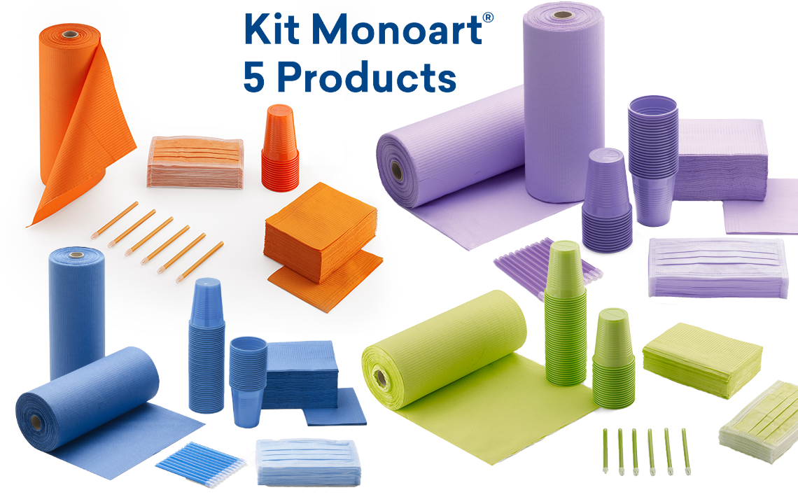 Monoart 5 kit - a praktikus eldobható termékeket tartalmazó készlet