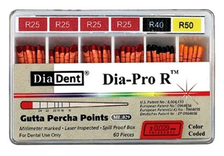 Dia-ProR assorted #25/40/50 guttapercha