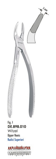 Extracting forceps Witzel fig. 1