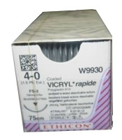 Vicryl Rapide 4/0 75 cm 3/8RC 19 mm (12db; festetlen)