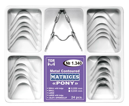 Domborított fém Pony matrica készlet (24db) csipesszel 35 mikronos