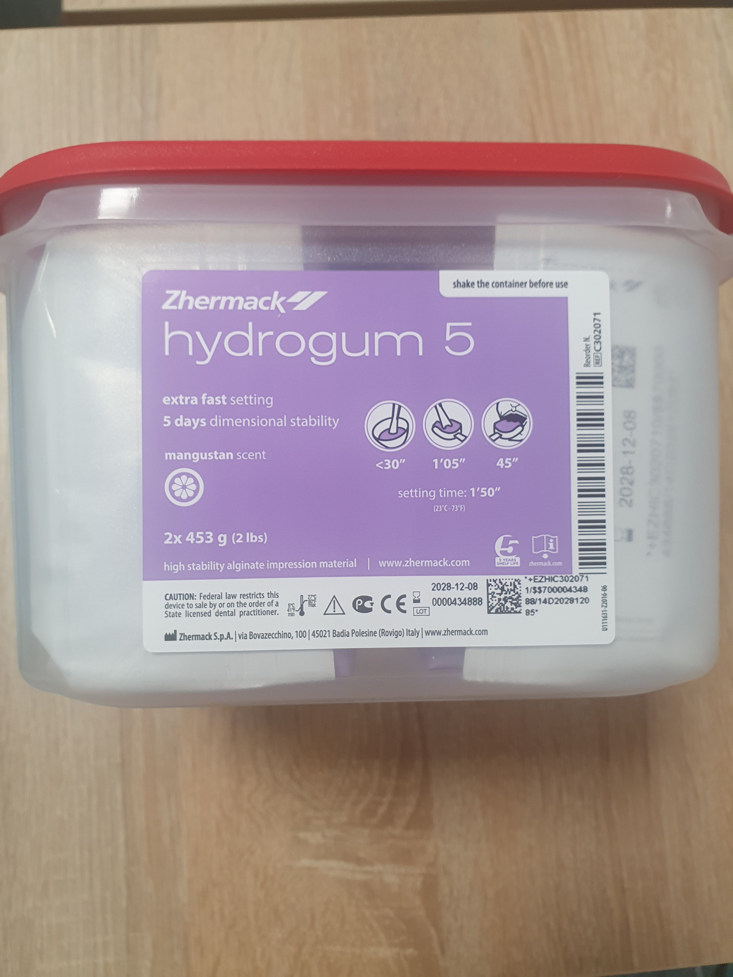 HYDROGUM 5 Extra Fast 2 x 453 g + mérőkanál szett