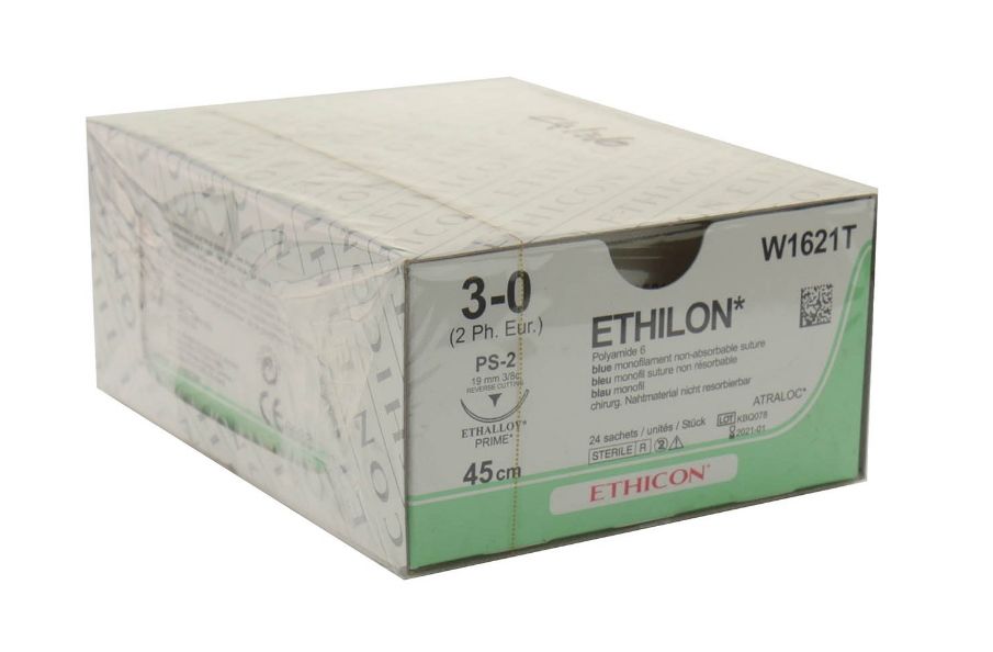 Ethilon blue 3/0 45 cm 3/8RCP PS-2 19mm (24db)