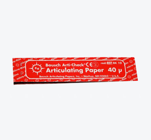 Artikulácíós papír BK10 piros 40µ 200 lap füzet