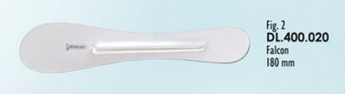 FALCON Gipsz spatula fém 180mm