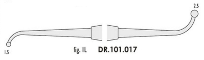 FALCON Tömőműszer gömb 1,5mm-2,5mm Fig. 1L