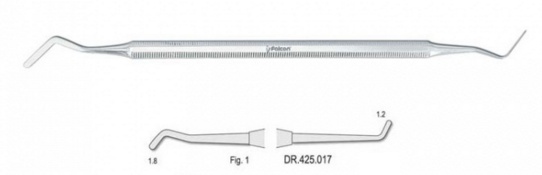 FALCON Heideman spatula 1,8mm-2,mm Fig. 1