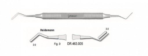 FALCON Heidemann spatula 2mm Fig. 0