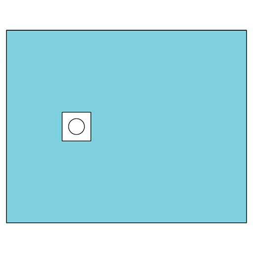 2 rétegű rag. sz.lyukas lepedő 100×125cm, lyuk 11cm(20db)