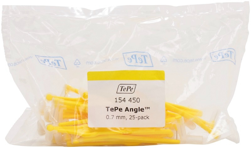 TePe IDB Angle 0,7 mm, sárga, 25 db