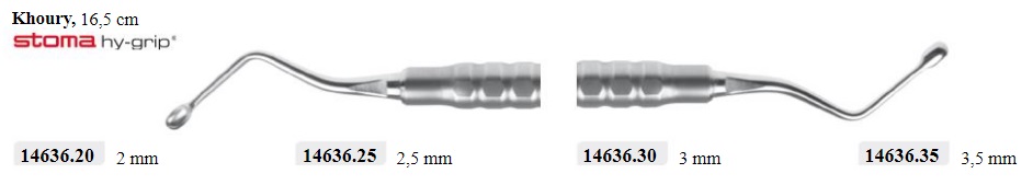 Sharp spoons 3,0mm DE