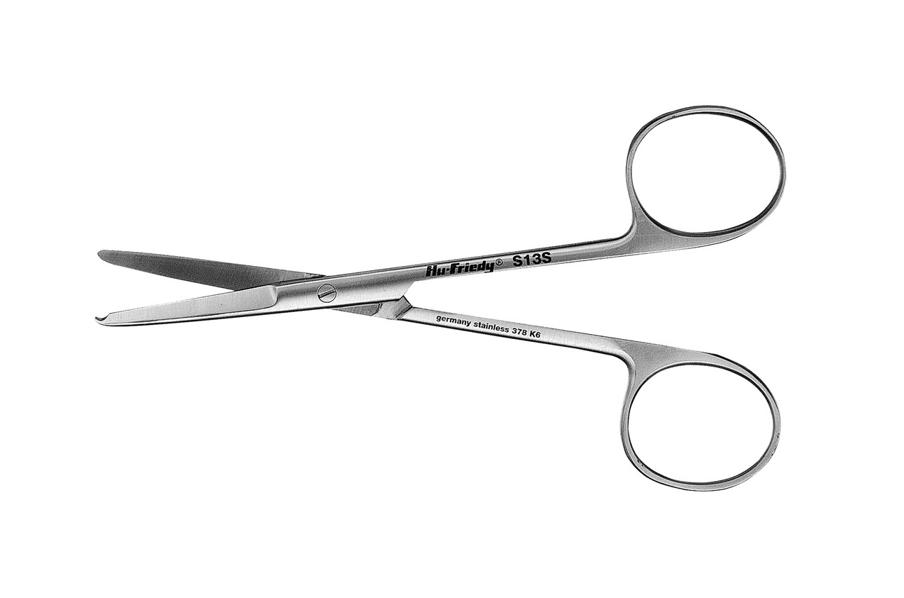 Scissors Hu-Friedy #13S straight, for sutures 12cm