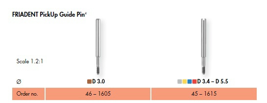 Friadent Xive PickUp átmenő csavar D3,4-D5,5