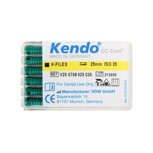 Kendo K-file 25mm, 035, 6db