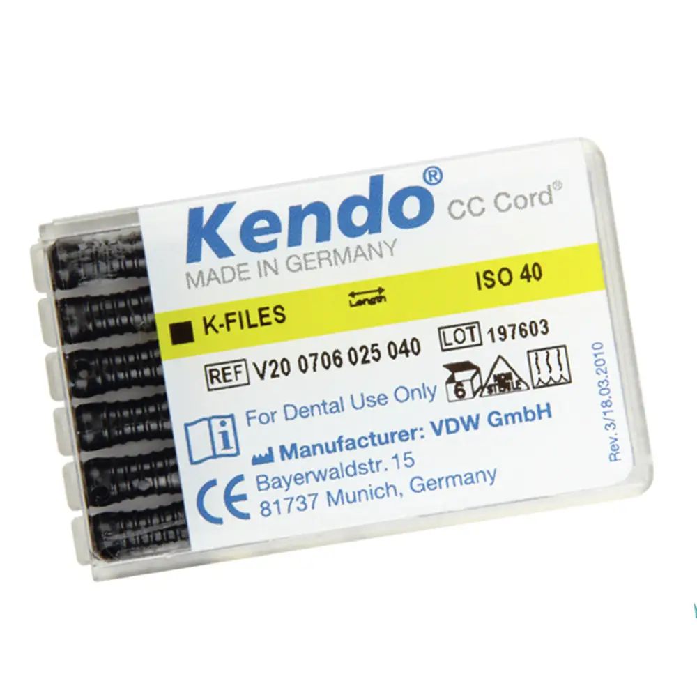 Kendo K-file 25mm, 040, 6db