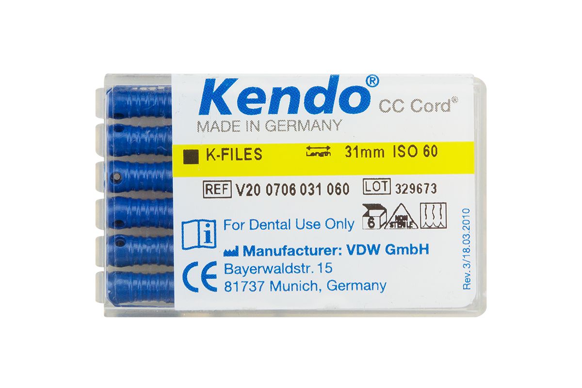 Kendo K-file 31mm, 060, 6db