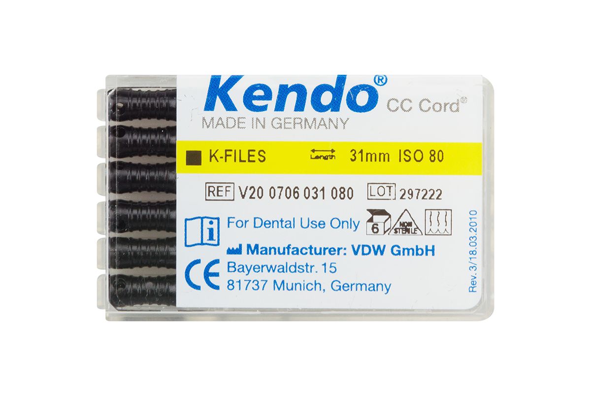 Kendo K-file 31mm, 080, 6db