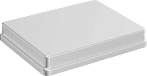 Műszertálca aluminium mini tető, ezüst 103x182x10 mm