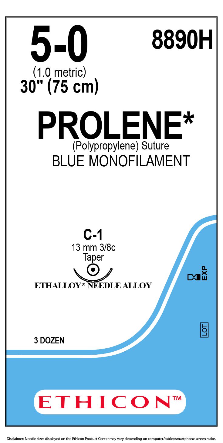 Prolene 5/0 C-1 75cm (36db)