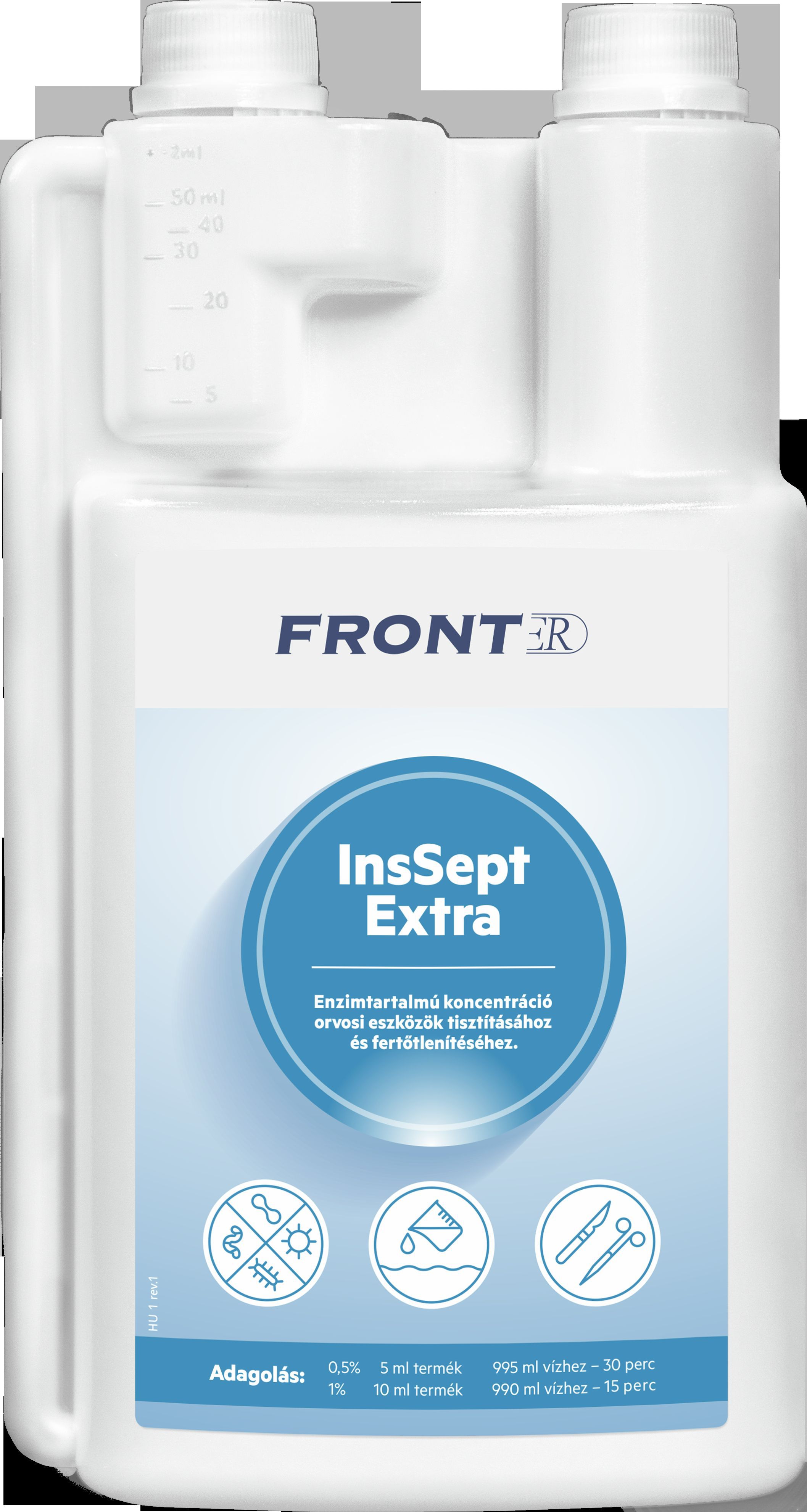 FrontER InsSept Extra/ Medisept Viruton Forte 1L eszköz fertőtlenítő