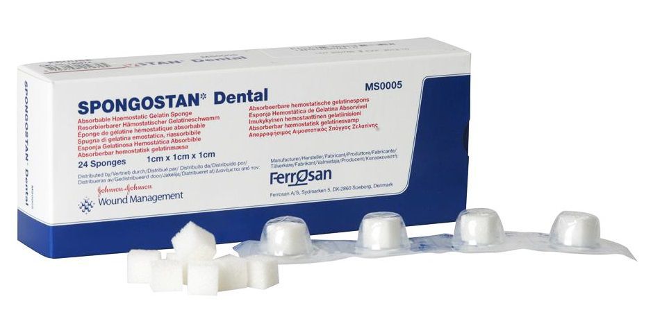 Spongostan Dental 1x1x1cm 24db