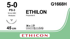 ETHILON 5/0 PS-3 45cm (36db)